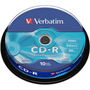 VERBATIM CD-R DATALIFE 700MB SPINDLE 10-PACK 43437